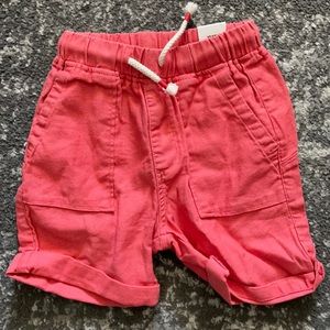 Shorts new with tags Zara coral color size six